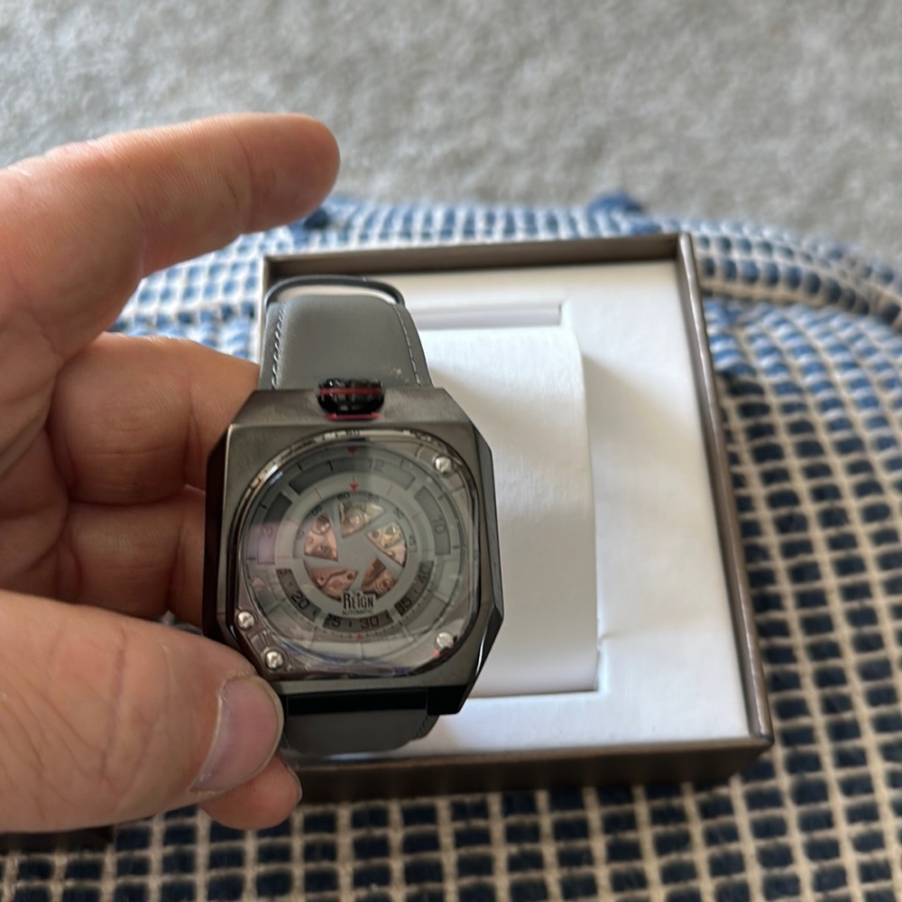 Reign gray gunmetal watch